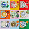 jumbled Robert Gordon hand painted ceramic side plate mix and match dinnerware collection 