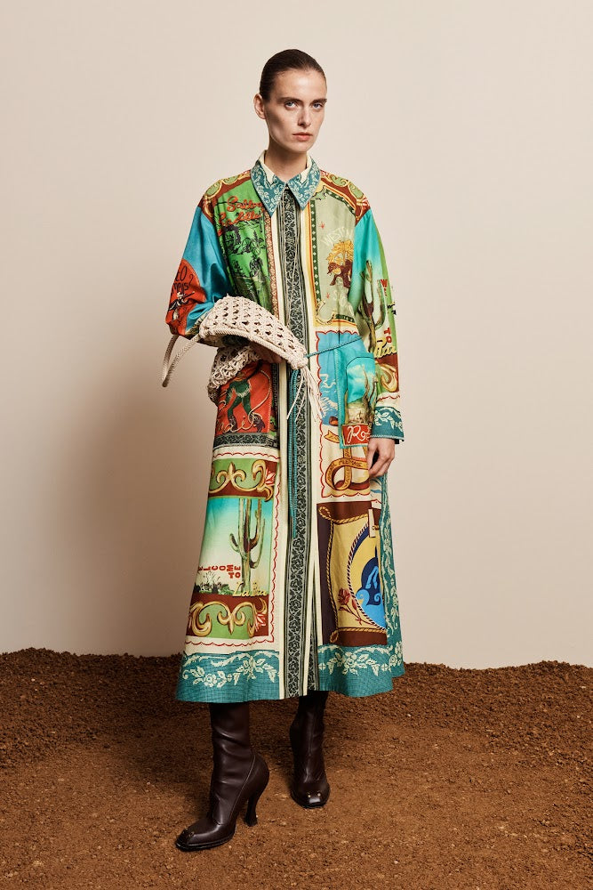 Ace Shirtdress - Rodeo Print