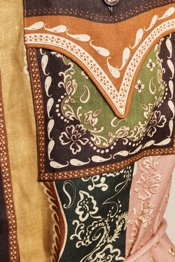 Darcey Shirtdress - Bandana Print