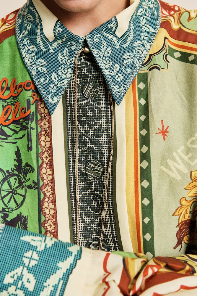 Ace Shirtdress - Rodeo Print
