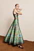 Charlotte Gown - Medallion Print