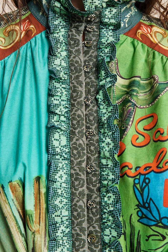 Ace Mini Dress - Rodeo Print