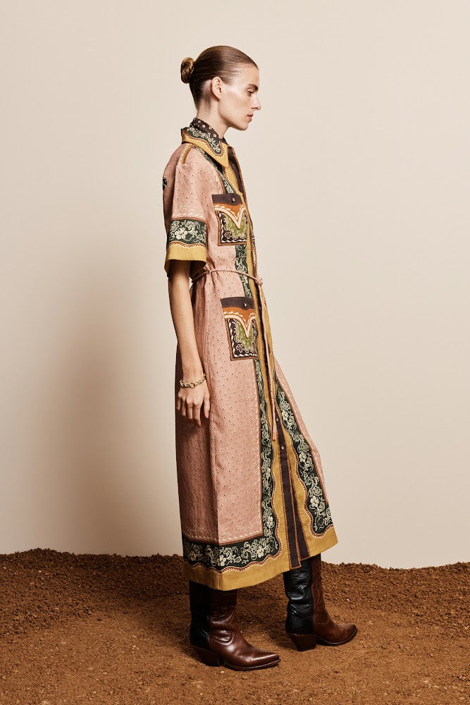 Darcey Shirtdress - Bandana Print