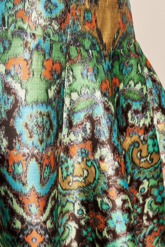 Charlotte Gown - Medallion Print
