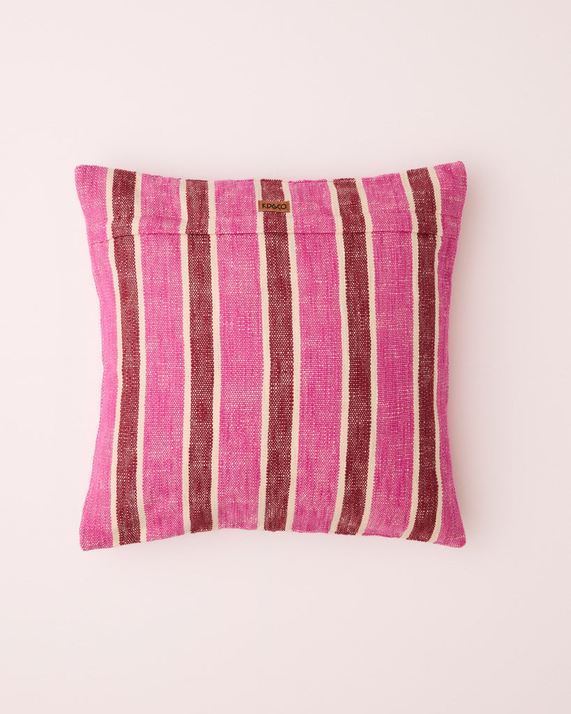 Cherry Sundae Woven Square Cushion by Kip & Co