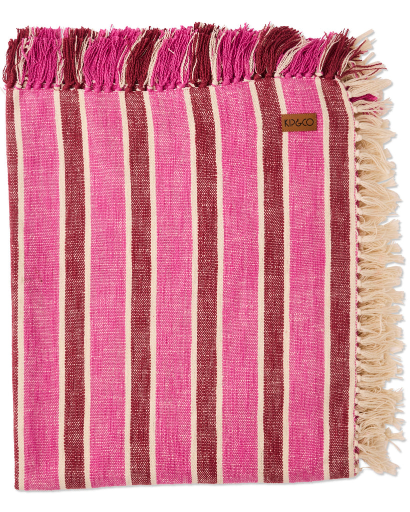 Cherry Sundae Woven Throw by Kip & Co