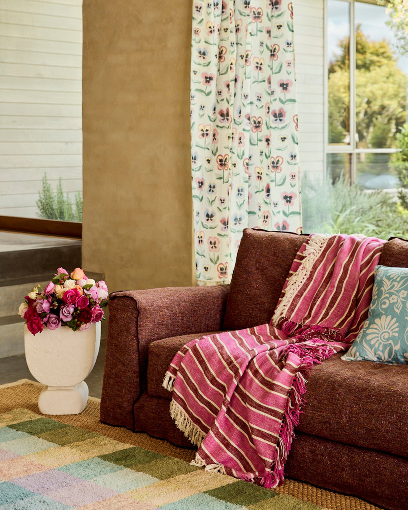 Cherry Sundae Woven Throw by Kip & Co