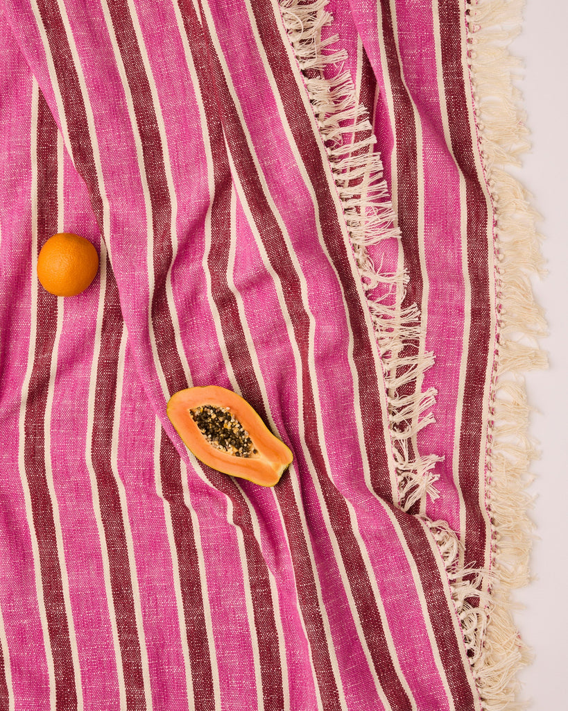 Cherry Sundae Woven Throw by Kip & Co