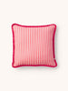 Pinstripe Rose 50cm Cushion