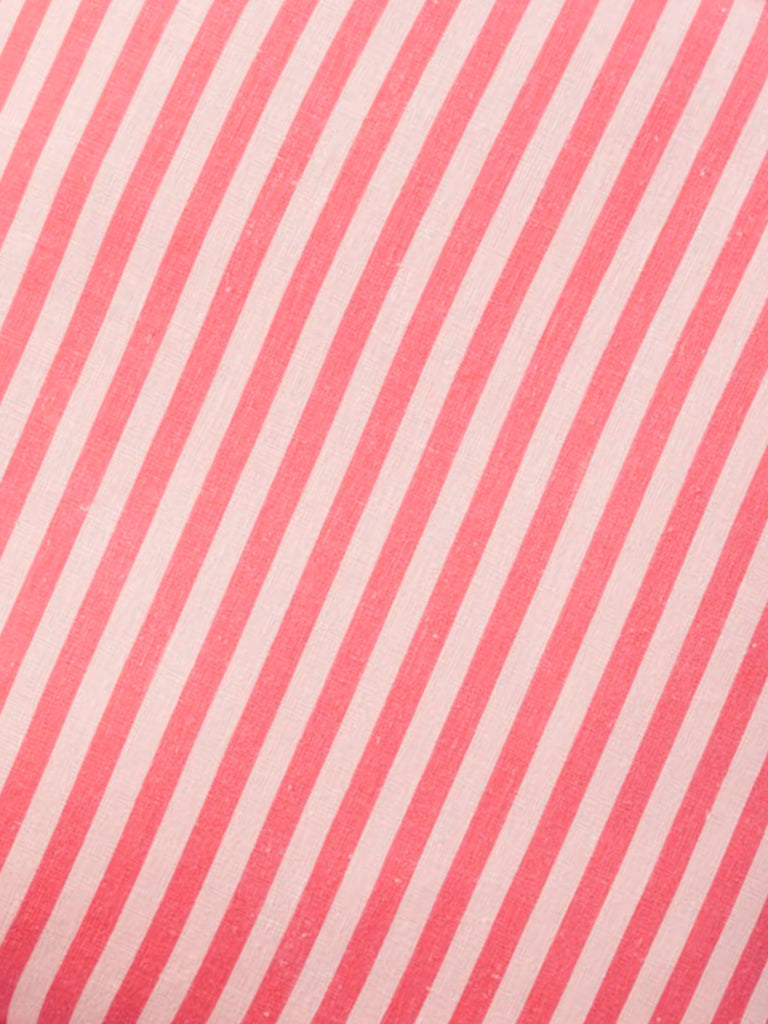 Pinstripe Rose 50cm Cushion detail