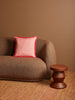 Pinstripe Rose 50cm Cushion styled