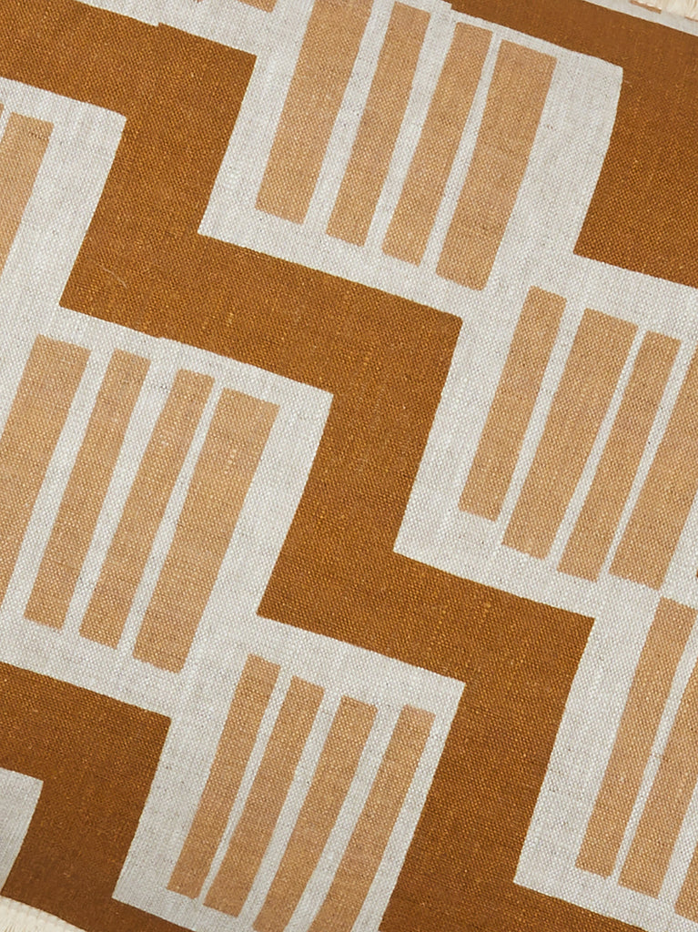 Rosemary Tan 60x40cm Cushion styled living room