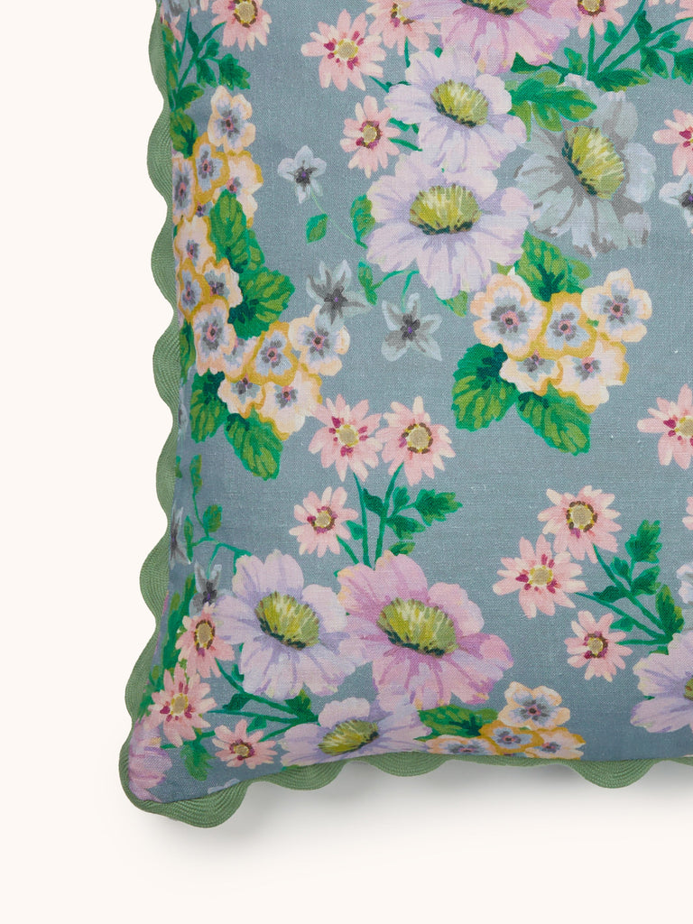 Buttercup Blue 50cm Cushion detail