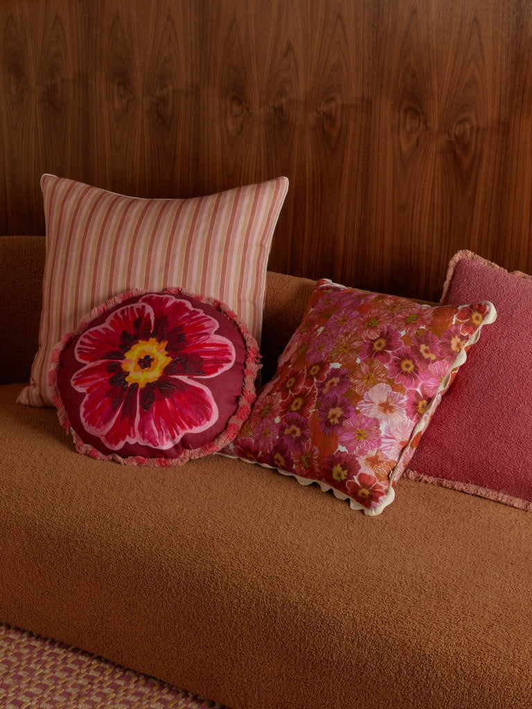 Primrose Pink 50cm Cushion detail