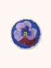 Pansy Klein Blue 45cm Round Cushion