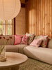 Prairie Pink 50cm Cushion styled