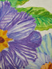 Jardin Blue 60cm Cushion detail