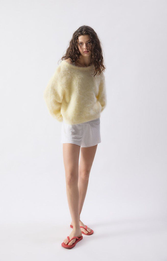 Model Jumbled Niby Sweater - Lemonade Melange– Jumbled