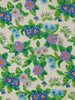 Summer Patch Blue Tablecloth detail
