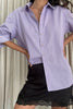Vennie Shirt - Purple Stripe