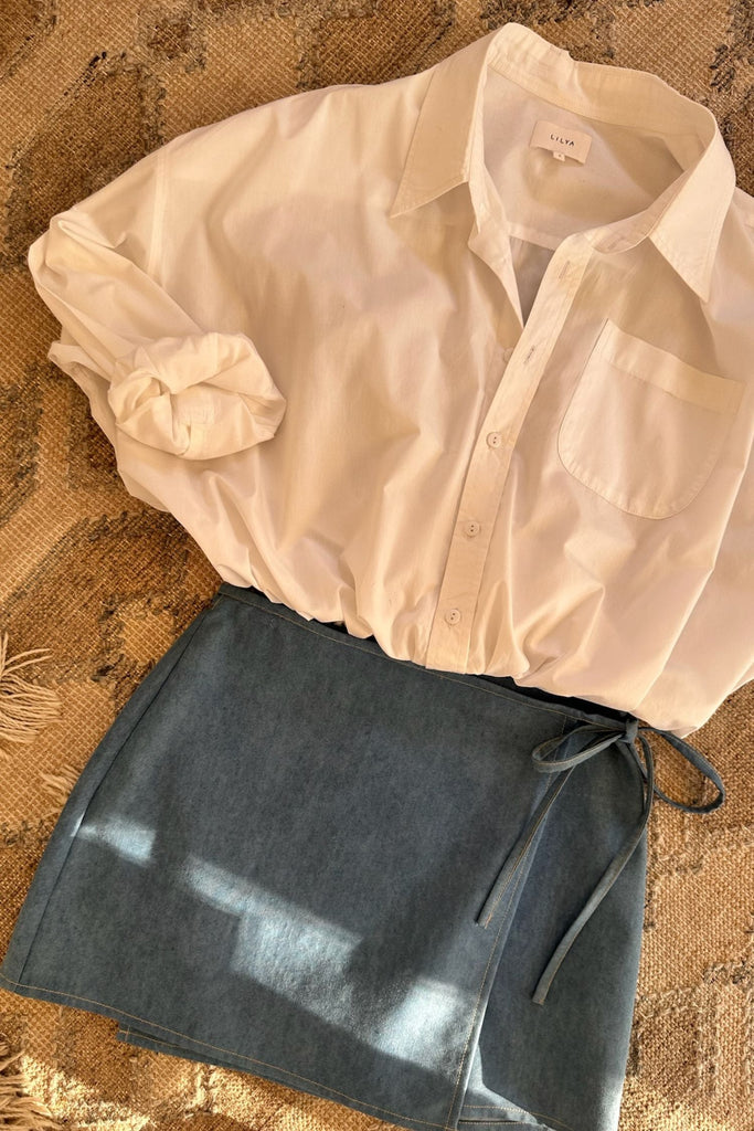 Marcoola Shirt - Crisp White