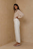 Molly Cotton Pants - Ivory