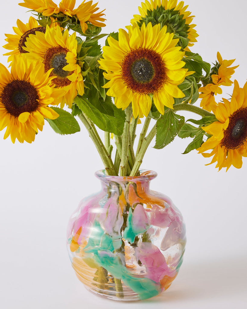 Swirl Sorbet Round Vase