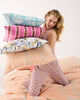 Cherry Sundae Woven Square Cushion by Kip & Co