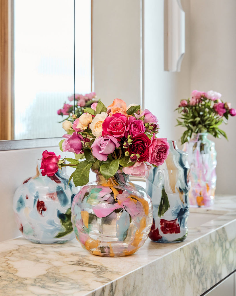 Swirl Sorbet Round Vase
