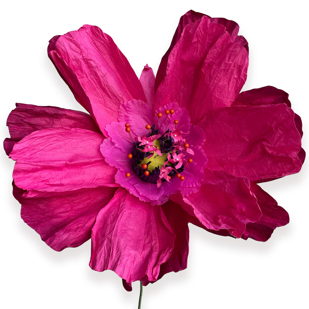 Paper Flower - Hot Pink Flower XL