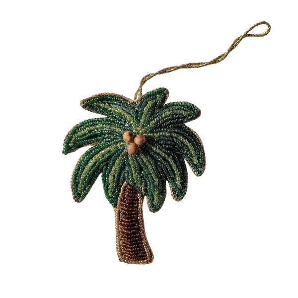 Beaded Ornament - Palm Tree
