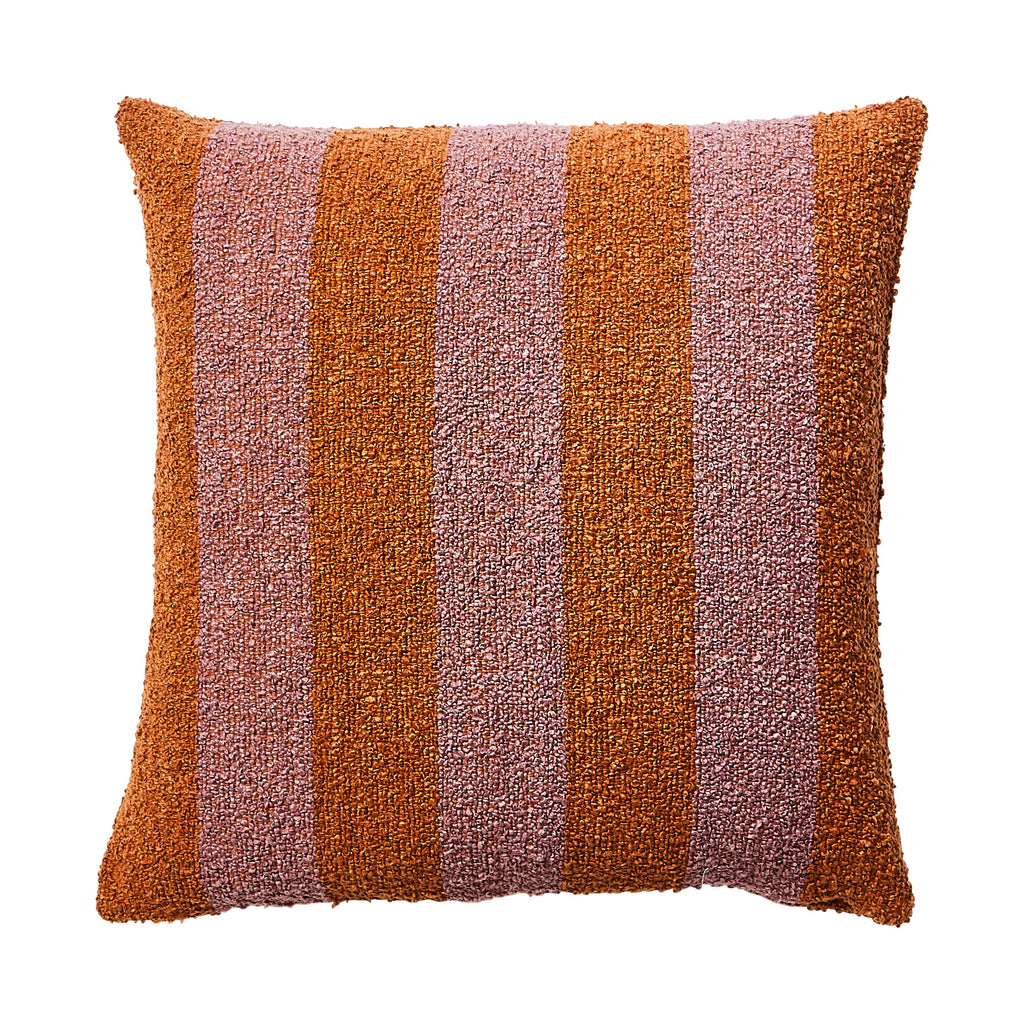 Boucle Stripe Purple Cocoa Cushion
