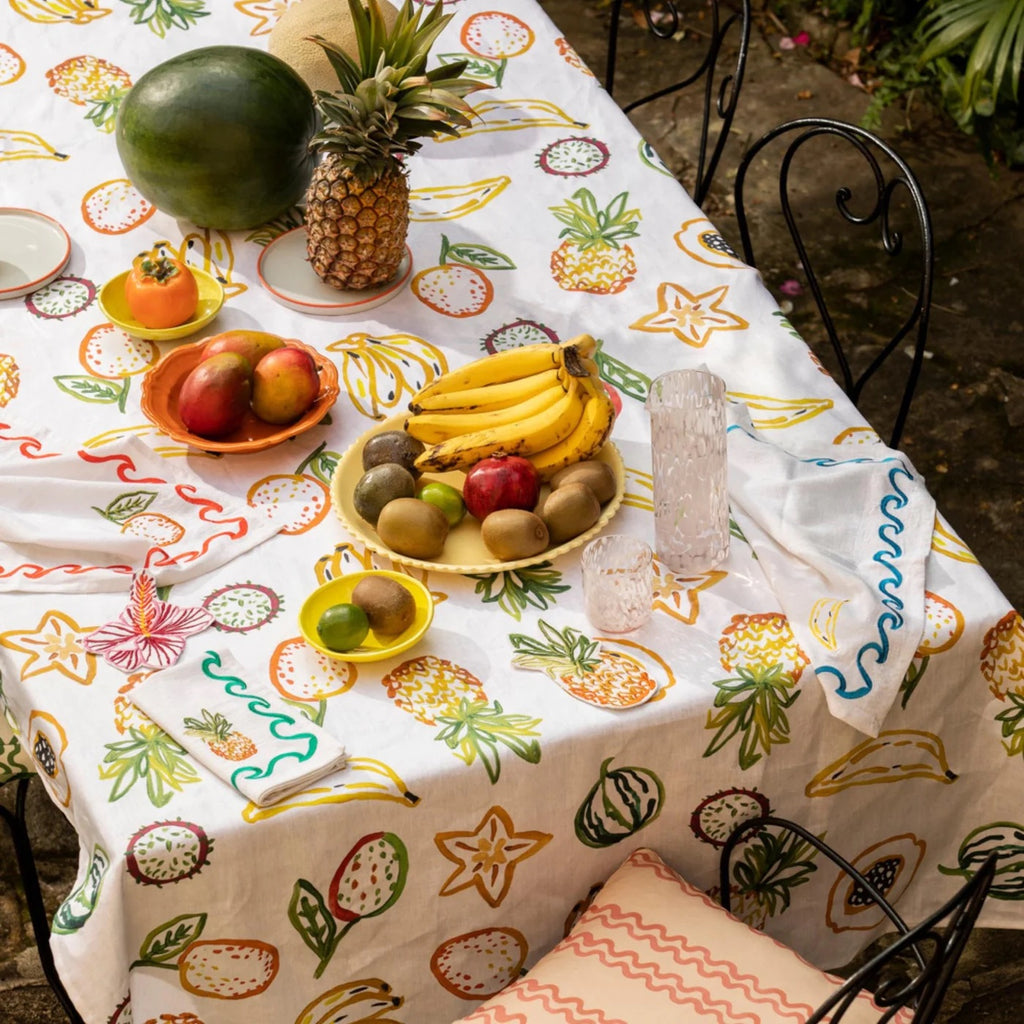 Tropics Multi Linen Tablecloth *preorder*