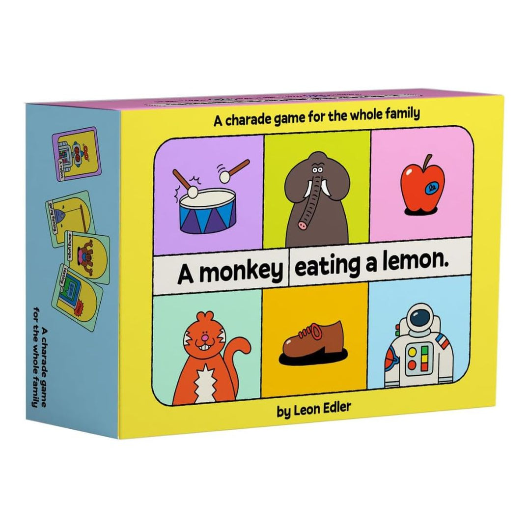 A Monkey Eating A Lemon Jumbled