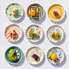 jumbled and Robert Gordon ceramic side plate collection mix and match hand painted dinnerware  table setting