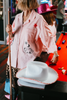 jumbled the tales lucky club shirt womens stripe pink collar button up star swan four leaf clover fun bright fashion australia orange nsw collaboration oversized cuff relaxed front pocket weekend wear workwear tenpin bowling pool cowboy denim jeans boots night out heart love red flowers 