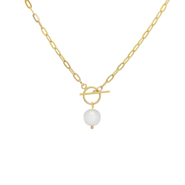 Pearl Fob Necklace