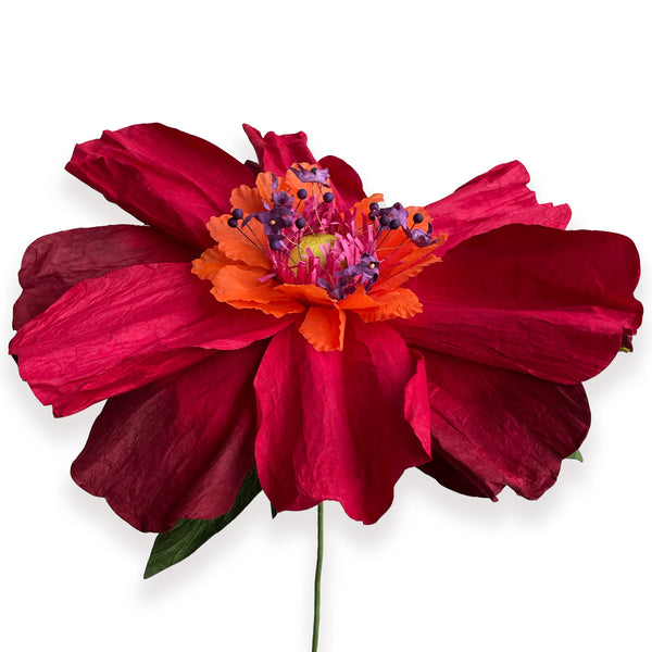 Paper Flower - Red Dancing Flower XL