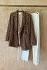 Odilla Jacket - Sand Plaid