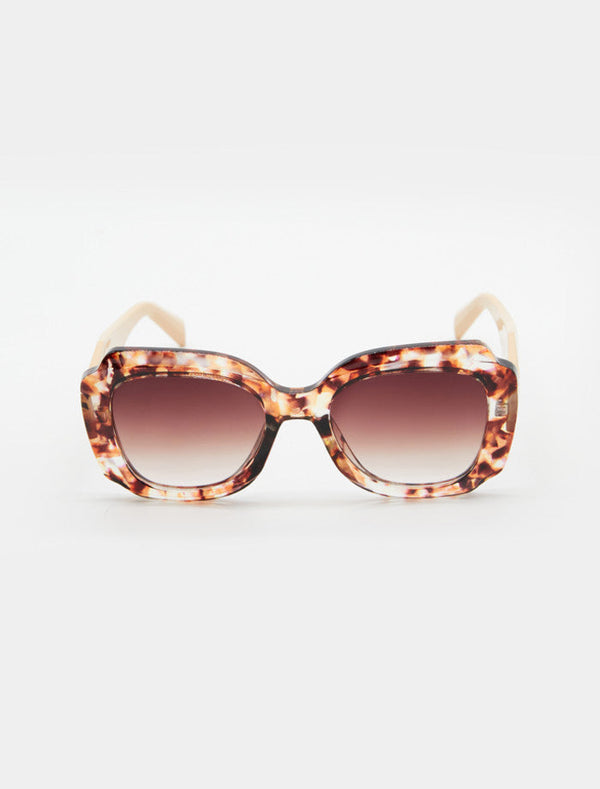 Sophia Sunglasses - Cream Leopard