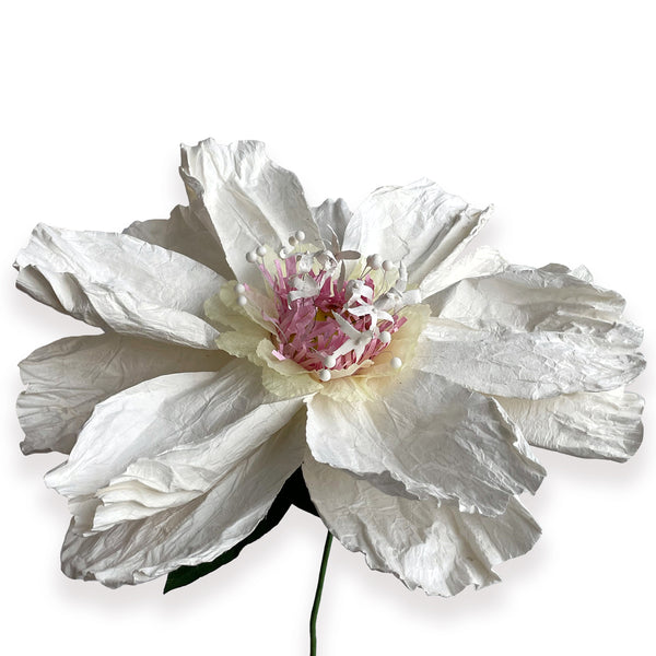 Paper Flower - White Dancing Flower XL