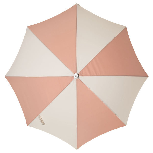 Premium Beach Umbrella - 70s Pink Panel
