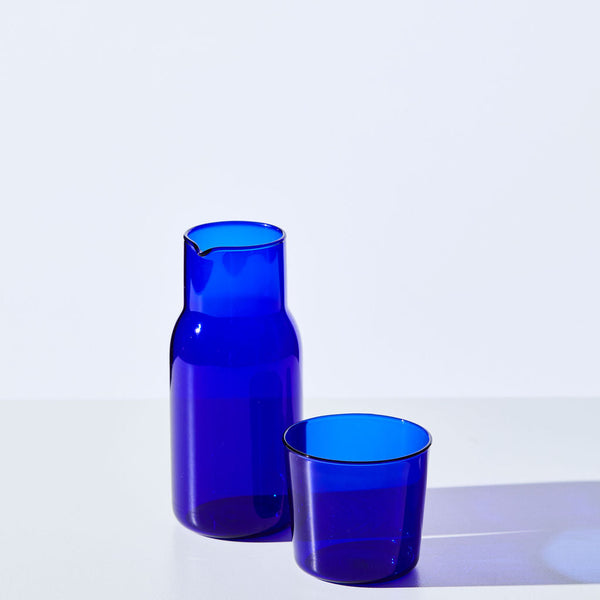Carafe + Cup Set - Blue