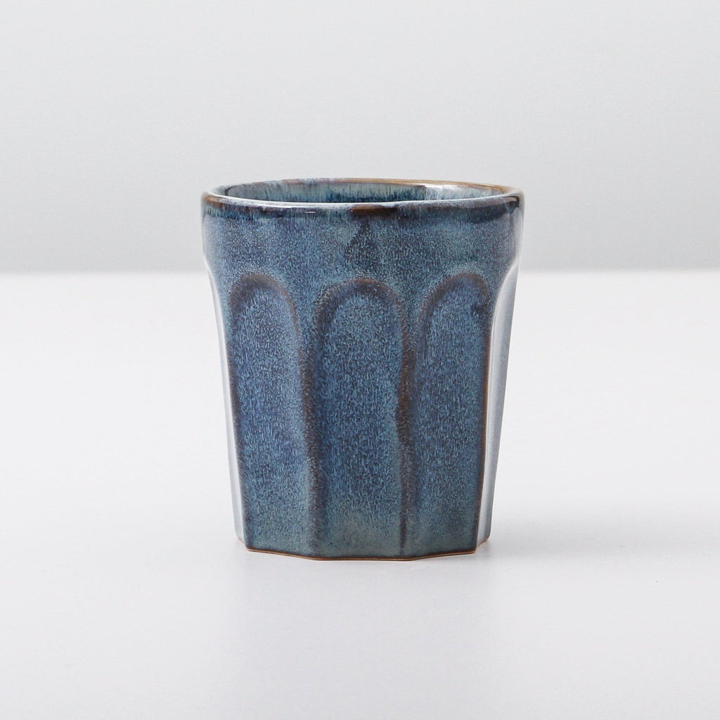 jumbled indigo love collectors ritual latte cup mug navy coffee ceramic australia blue