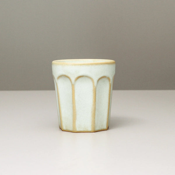 jumbled indigo love collectors ritual latte cup mug coffee ceramic australia mint pale green glaze 