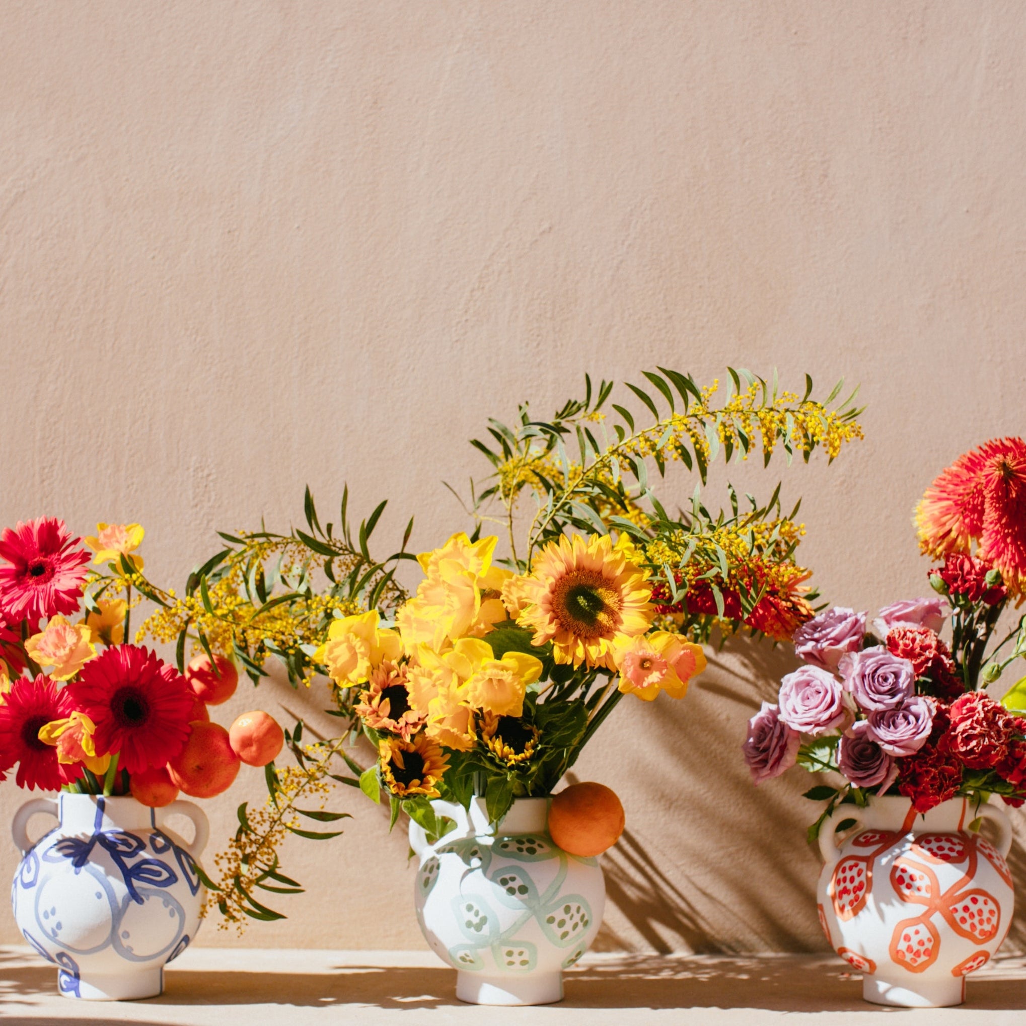 Begonia Short Vase Jumbled