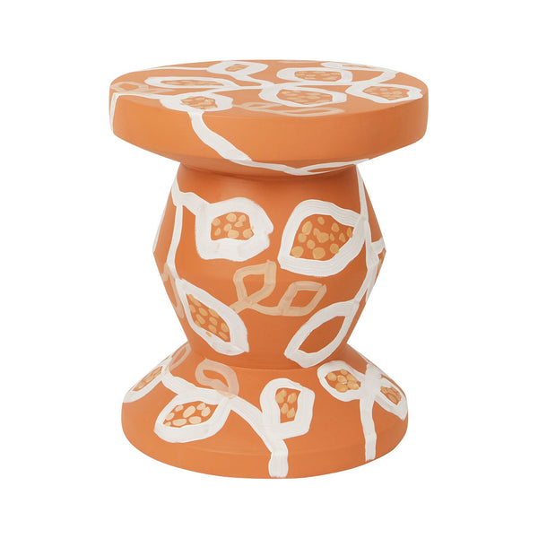 Spotted Begonia Terracotta Side Table
