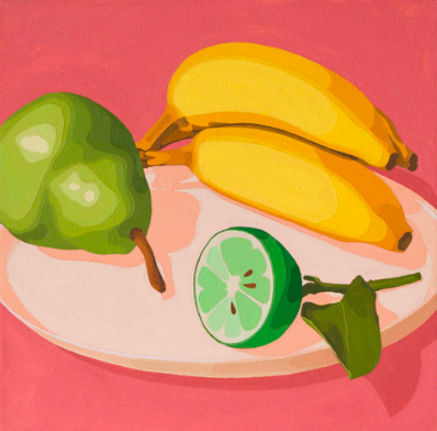 Bananas, Pear and Lime