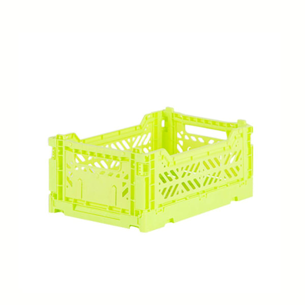 Aykasa Folding Storage Crate Mini - Acid Yellow