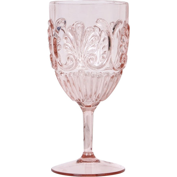 jumbled indigo love collectors flemington acrylic wine glass pale pink plastic picnic pool